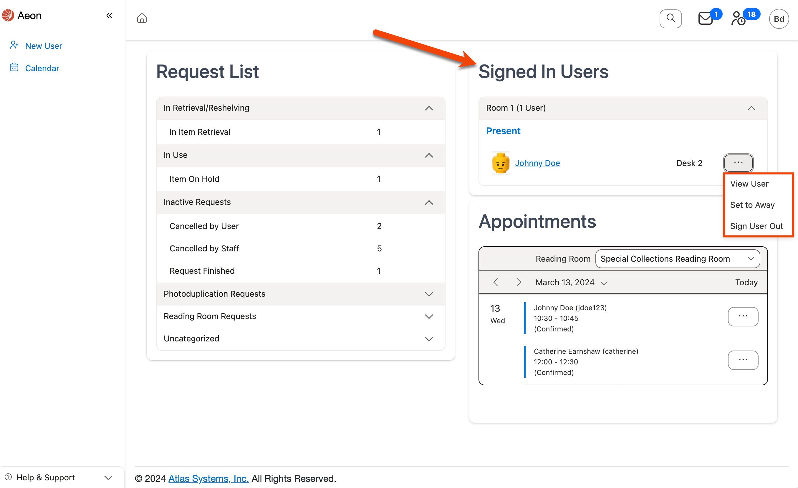 Signed In Users